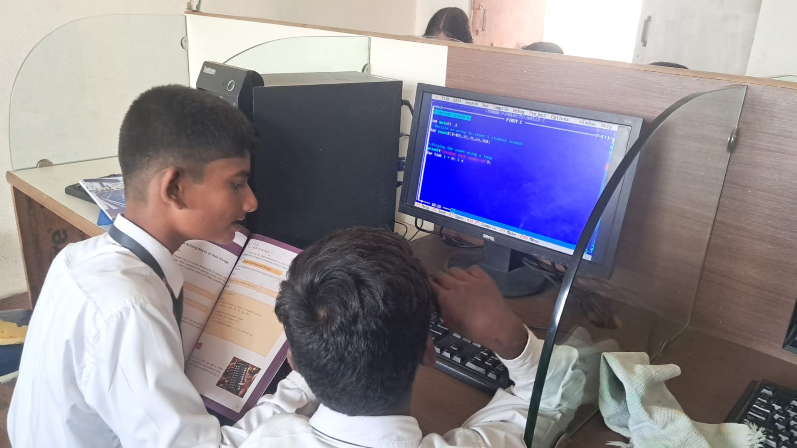 A physics lab with various scientific equipment.