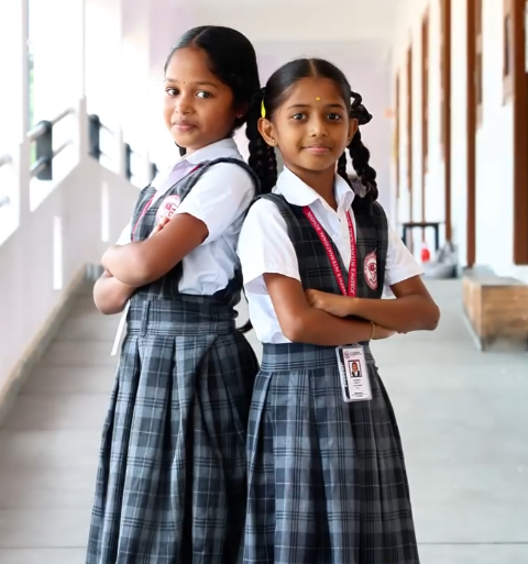 A collage of students engaged in various classroom activities.